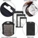 300 Pack Resealable Mylar Bags - Food Storage Smell Proof Bags with Front Window - Variety Sizes Pack for Snacks, Cookies, Jewelry - Black (3x4.7, 4x6, 4.7x7.9) - Buy Online on SooperMarket.com