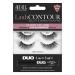 Ardell Lash Contour 371 Outer Volume Dramatic Eye-Elongating Effect with DUO Line It Lash It Adhesive Black  2 Pairs