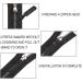 Premium Metal Zipper Pulls - 4 Pack Replacement Parts for Wallets Clothes Jeans & Luggage - Buy Online on SooperMarket.com