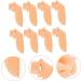 Orthopedic Toe Separator & Thumb Protector - 4 Pairs | Silicone Bunion & Hammer Toe Spacers for Foot Care - Skin Color 7x3.5cm - Buy Online on SooperMarket.com