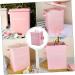 COOLHIYA 1pc Washing Storage Sealing Storage Case Laundry Room Trash Can Iron Pink - Buy Online on SooperMarket.com