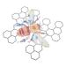 Cabilock 1pc Bee Garden Hanging Ornament Wall Pendant Wall Art Craft Wall Hanging Decoration Colorful Iron