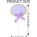 Cupcake Toppers 10 Pieces Paper Writable Cake Toppers for Birthday Baby Shower Party Celebration Cake Desert Decoration Blue Pink Purple Green Yellow - Buy Online on SooperMarket.com