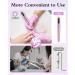 Subay Cordless Rechargeable Nail Drill with 12 Bits - Professional Electric File for Nails, Manicure Pedicure Kit - Gifts for Women and Moms - Pink - Buy Online on SooperMarket.com