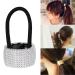 KESYOO Sparkle Rhinestone Ponytail Holder - Silver Crystal Hair Tie for Women & Girls - Buy Online on SooperMarket.com