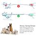 Philorn Super Elastic Freehand Dog Leash 120-170 cm with Belt Pocket - Jogging Leash for Large Dogs Up to 65 kg Reflective & Bungee Design - Perfect for Active Dog Owners - Buy Online on SooperMarket.com