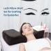 Professional White Eyelash Extension Memory Foam Pillow with Organizer Stand - Grafting Pillow with Velvet Pillowcase - Buy Online on SooperMarket.com