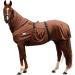 RL24 Eczema Ceiling for Horses | Light Brown | Protective Flying Sheet with Neck & Abdomen | Fine-Meshed Double Closure & Leg Cords | 115cm - Buy Online on SooperMarket.com