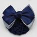 BEALIFE Elegant And Professional Snood Net Bow Hair Net For Stylish Hairdos Professional Hair Plate Mesh Pocket Cloth Good Gifts Two Bows-wine red - Buy Online on SooperMarket.com