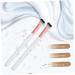 Gogogmee 3pcs Fish Tail Brush Makeup Brush for Women Nose Brush Makeup Brushes Contour Brush Aluminum Tube 18.50X1.00X1.00CM As Shown - Buy Online on SooperMarket.com