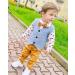 Volunboy Baby Boys Gentleman Suit 4 PCS Set 12-18 Months - Wedding Outfit with Waistcoat, Shirt, Vest & Bow Tie - Fox Design - Buy Online on SooperMarket.com
