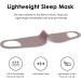 FRESHME Side Sleeper Sleep Mask - Adjustable Blockout Eye Shade for Sleeping - Lightweight Blindfold for Nap, Travel, Yoga - Men and Women - Buy Online on SooperMarket.com
