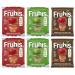 Frubis Tasty Bits Of Crispy Fruit | Red Apple | Green Apple | Apple and Cinnamon - 6 Pack