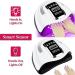 Professional UV LED Nail Lamp - 280W Gel Polish Dryer with Auto Sensor, 66 LEDs, Portable Handle - Nail Art Tools - Buy Online on SooperMarket.com