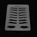 Brow Lip Stencil - Reusable PVC Eyebrow Decoration Tool - Buy Online on SooperMarket.com