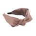 Buy Axy Vintage Bow Headband for Ladies | Light Shine Beige Fabric Hairband - Stylish & Elegant - Buy Online on SooperMarket.com