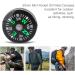 Portable Oil Filled Button Compass 12PCS - Lightweight & Stable for Hiking & Camping - Buy Online on SooperMarket.com