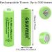 Buy Ni-Mh AA 600mAh 1.2V Rechargeable Batteries for Outdoor Solar Lights - 4 Pack - Buy Online on SooperMarket.com