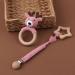 TIAN-K Baby Pacifier Chain - Soft Braided Deer Design Holder for Boys & Girls - Perfect Toddler Toy - Buy Online on SooperMarket.com