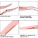Professional Rose Gold Eyelash Extension Tweezers - Curved Stainless Steel for Mega Volume & Precise Application - Buy Online on SooperMarket.com