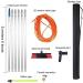 Window Cleaning Pole Water Fed Telescopic Brush Extendable Cleaner Conservatory Roof Cleaning Tools for Photovoltaic Panel Cleaning Trucks Windows Brush Head (Color : 8m/26.24ft Size : 30Cm Brus 8m/26.24ft 50Cm Brush Head - Buy Online on SooperMarket.com