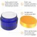 Cisolen 6-Piece Empty Glass Cosmetic Container Set - 30ml Cream Cans with Lid & Liner for Creams Lotions & Essential Oils - Ideal for International Shipping - Buy Online on SooperMarket.com