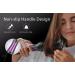2-in-1 Hot Air Hair Dryer Brush Styler | Ceramic Titanium Barrel | Anti-Frizz | Grey-Purple - Buy Online on SooperMarket.com