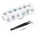 Dokpav 2 Boxes Dried Flowers for Nail Art - 24PC Green Leaves & Real Flower Set with Curved Tweezers | 3D Nail Art Accessories for Stunning Nail Decor - Buy Online on SooperMarket.com