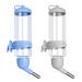 Bncxdc Hamster Water Bottle Rabbit Water Bottles 2PCS 250ML/8.45OZ Free Standing Small Animal Water Bottle No Drip Plastic Hanging Water Bottle Automatic Water Bottle Dispenser (Blue Gray)