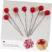 HOMSFOU 600 Pcs Artificial Berries Holly Berries Branch Artificial Red Berry Stem Artificial Holly Berries Round Ball Christmas Decor Christmas Tree Decorations Wreath Foam Cherry - Buy Online on SooperMarket.com