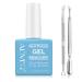Gel Remover for Nails - 15ML Professional Gel Nail Polish Remover with Cuticle Pusher and Nail Polish Scraper Soak-Off Gel Nail Polish Kit Quick & Easy Peel Off Nails Polish In 2-5 Minutes 01