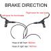 BUCKLOS MTB Hydraulic Disc Brakes Set | Front 800mm Rear 1450mm | Aluminum Alloy Levers | PM/is Adapter | for EBike/Fat Bike | Black - Buy Online on SooperMarket.com