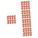 FRCOLOR 300 Pcs Nail Fruits Decoration Strawberry Nail Tool Lip Gloss Hand Cherry Slices Fruit Flatback Travel Bottles for Toiletries Nail Fruit Slices Pineapple Accessories Red Resin 3d