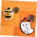 Warmhm 50pcs Halloween Message Card Halloween Candy Tag Packaging Decoration Card Paper Card Halloween Decor Pencil Caps Tooth Charms Candy Wrapping Card Lollipop Pumpkin - Buy Online on SooperMarket.com