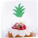 Warmhm 15pcs Fruit Cake Chic Decor Cake Picks Wedding Decor Glittery Leaf Topper Fruit Decor Leaf Cake Topper Reusable Decor Capacillos Para Cupcake Summer Party Pineapple Insert Card - Buy Online on SooperMarket.com