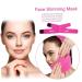 Face Slimming Strap & Facial Mask - Double Chin Reducer for Women | Thin Neck Facelift | Rose Red - Buy Online on SooperMarket.com