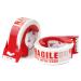 BOMEI PACK 2 Pack Fragile Tape-Handle with Care Packing Printing Tape Fragile Tape for Shipping with Dispenser 2 Inch x 330 Feet (110 Yards) Heavy Duty Fragile Tape for Moving Box