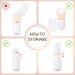 Retractable Travel Makeup Brush - Mini Capsule Kabuki Brush for Liquid Foundation Powder & Cream - Ideal for On-the-Go Beauty - Buy Online on SooperMarket.com