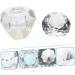 minkissy 2 Pcs Nail Art Crystal Cup Glass Dappen Dish for Acrylic Nails Nail for Acrylic Application Glass Tumbler with Lid Glass Containers for Liquids Nail Tech Bowl White Matte 5.5x5.5cmx2pcs Whitex2pcs - Buy Online on SooperMarket.com