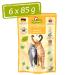 Granapet Delicatessen chicken wet food for cats food without cereals & without sugar additives cat food with high meat content & high -quality oils 6 x 85 g chicken pure 85 g (6 Pack)