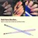 Nail Art Brushes Set - 6Pcs for Nail Tips Design with Poly Gel, Acrylic Brushes, Painting Drawing Pen Kit - Salon/Home Use - Buy Online on SooperMarket.com