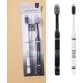 Stylish Couples' Toothbrush Set | Ergonomic Black & White Heart Design | Sustainable & Practical - Buy Online on SooperMarket.com