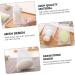 Mikinona 100 Pcs Soap Foam Net Body Bar Soap Exfoliating Soap Pouch Loofah Soap White or - Buy Online on SooperMarket.com