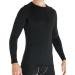Men's Long Sleeve Compression Shirts 4 Pack - Athletic Base Layer for Cold Weather Workout - Black, Large - Buy Online on SooperMarket.com