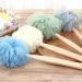Buy Blue Shower Bath Balls - Soft Solid Color Bath Sponge for Relaxing Bath Time - Buy Online on SooperMarket.com