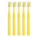 5-piece braces soft toothbrush V-shaped orthodontic toothbrush interdental toothbrush for bathroom (yellow)