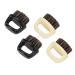 Knuckle Beard Brush Mustache Knuckle Brush with Round Handle Easy to Replace for Men for Home
