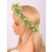 Buy Wiwpar Boho Flower Headband - Green Leaf Fairy Wreath Hairpiece for Weddings Costumes & Christmas - Buy Online on SooperMarket.com
