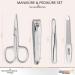 Premium Solingen Nail Care Set - Travel Black Nail Scissors File & Tweezers - Made in Germany - Buy Online on SooperMarket.com
