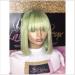 Buy BGHJUE African Green Bob Lace Front Wig - Pre-Plucked Human Hair for Black Women - Buy Online on SooperMarket.com